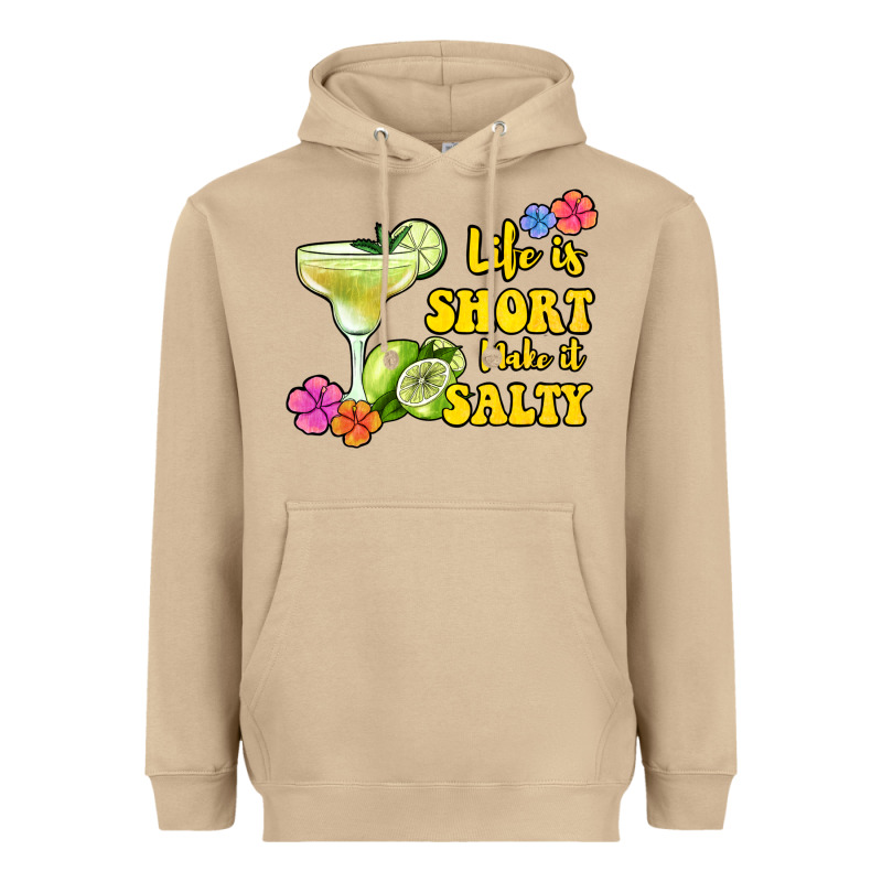 Life Is Short Make It Salty Heavyweight Hoodie by Jasminsmagicworld | Teevron