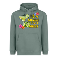 Sage life is short make it salty Heavyweight Hoodie - Jasminsmagicworld