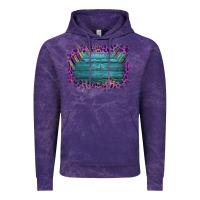 Cloud Purple Aztec Wood Leopard Frame Vintage Hoodie - Bettercallsaul