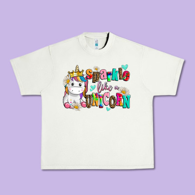 Sparkle Like A Unicorn Urban Heavy Tee Designed By Adodesignshop