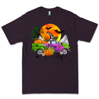 Plum halloween farm truck Premium Tee - Zillion Design Studio