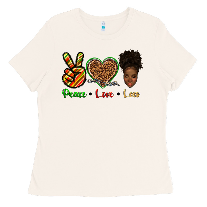 Peace Love Locs Ladies Tee by texasbilliewilder | Teevron