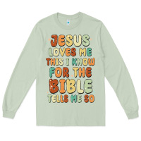 Matcha jesus loves me this i know for the bible tells me Long Sleeve Tee - MaliasSmallBusiness