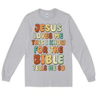 Moon Dust jesus loves me this i know for the bible tells me Long Sleeve Tee - MaliasSmallBusiness