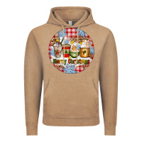 Vintage Coffee Merry Christmas Coffee Cups Vintage Hoodie - Artiststas