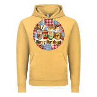 Vintage Mustard Merry Christmas Coffee Cups Vintage Hoodie - Artiststas