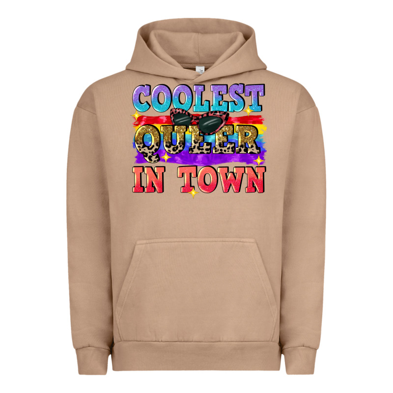 Coolest Queer In Town Urban Hoodie by CowGirlArtShop | Teevron