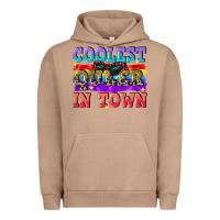 Pigment Burro Coolest queer in town Urban Hoodie - CowGirlArtShop