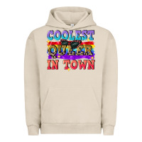 Pigment French Oak Coolest queer in town Urban Hoodie - CowGirlArtShop
