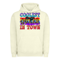 Pigment Pistachio Coolest queer in town Urban Hoodie - CowGirlArtShop
