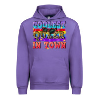 Tulip Coolest queer in town Urban Hoodie - CowGirlArtShop