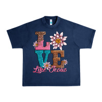 Navy valentines day love like jesus Urban Heavy Tee - AdoDesignShop