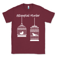 Burgundy Attempted Murder Classic Tee - Bettercallsaul
