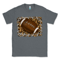 Charcoal Heather leopard american football backround Classic Tee - RanaPortraitStore
