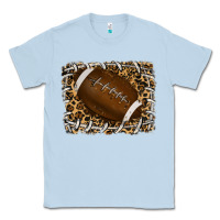 Dusty Blue leopard american football backround Classic Tee - RanaPortraitStore