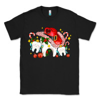 Black dental Christmas teeth and candies Classic Tee - AdoDesignShop