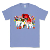 Colony Blue dental Christmas teeth and candies Classic Tee - AdoDesignShop
