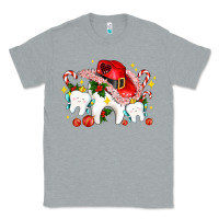 Heather Grey dental Christmas teeth and candies Classic Tee - AdoDesignShop