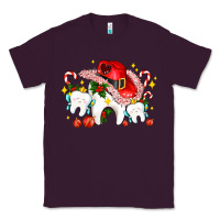 Plum dental Christmas teeth and candies Classic Tee - AdoDesignShop