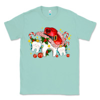 Seafoam dental Christmas teeth and candies Classic Tee - AdoDesignShop