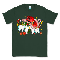 Sports Green dental Christmas teeth and candies Classic Tee - AdoDesignShop