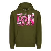 Army Green breast cancer lpn licensed practical nurse Premium Hoodie - JahusDesignShop