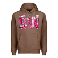 Chestnut breast cancer lpn licensed practical nurse Premium Hoodie - JahusDesignShop