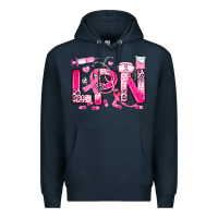 Navy breast cancer lpn licensed practical nurse Premium Hoodie - JahusDesignShop