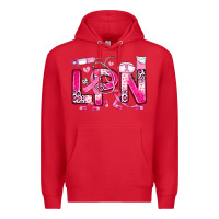 Red breast cancer lpn licensed practical nurse Premium Hoodie - JahusDesignShop