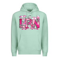Seafoam breast cancer lpn licensed practical nurse Premium Hoodie - JahusDesignShop