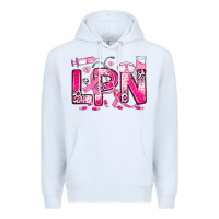 White breast cancer lpn licensed practical nurse Premium Hoodie - JahusDesignShop