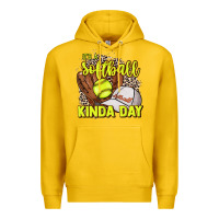 Lemon It's a Softball kinda day leopard Premium Hoodie - NancyCooperArtShop