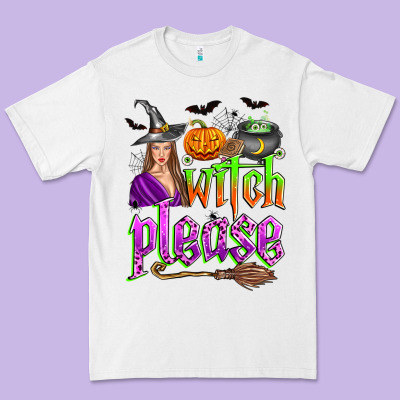 Witch Please Premium Tee Designed By Zillion Design Studio