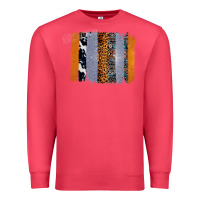 Cardinal Western Cowhide Glitter Aztec Leopard Pattern Brushstroke Premium Sweatshirt - Bettercallsaul