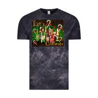 Cloud Black Christmas cocktail Vintage Tee - AdoDesignShop