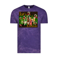Cloud Purple Christmas cocktail Vintage Tee - AdoDesignShop