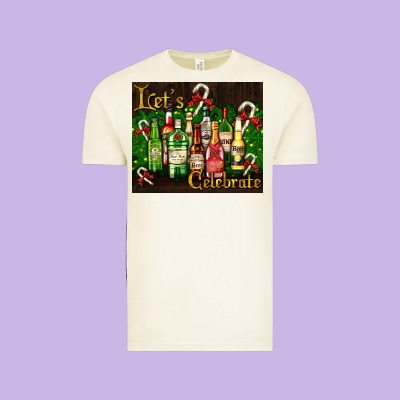 Christmas Cocktail Vintage Tee Designed By Adodesignshop