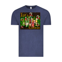 Vintage Denim Christmas cocktail Vintage Tee - AdoDesignShop