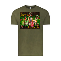 Vintage Olive Christmas cocktail Vintage Tee - AdoDesignShop