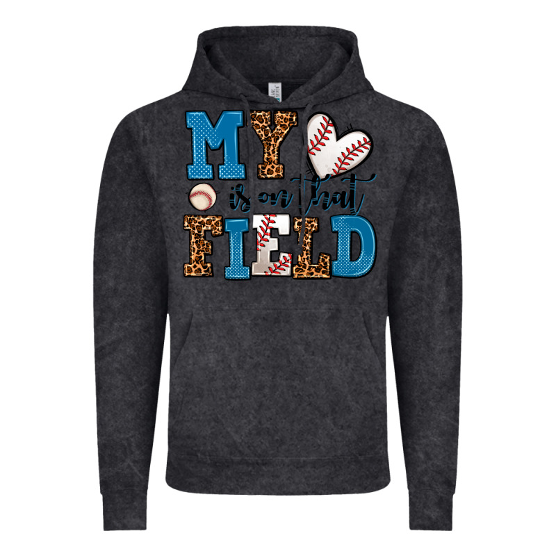 My Heart Is On That Field Baseball Vintage Hoodie by AdoDesignShop | Teevron