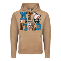 Vintage Coffee my heart is on that field baseball Vintage Hoodie - AdoDesignShop