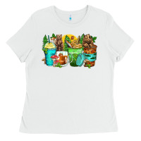 White bear coffee cups Ladies Tee - Zillion Design Studio
