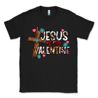 Black jesus is my valentine Classic Tee - CowhideDigitalArt