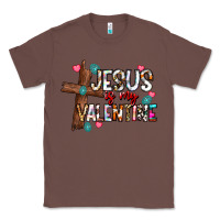 Chestnut jesus is my valentine Classic Tee - CowhideDigitalArt