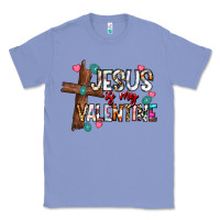 Colony Blue jesus is my valentine Classic Tee - CowhideDigitalArt