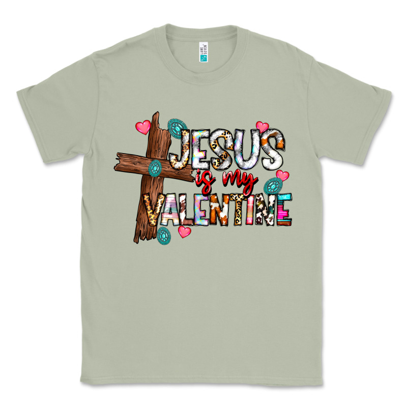 Jesus Is My Valentine Classic Tee by CowhideDigitalArt | Teevron