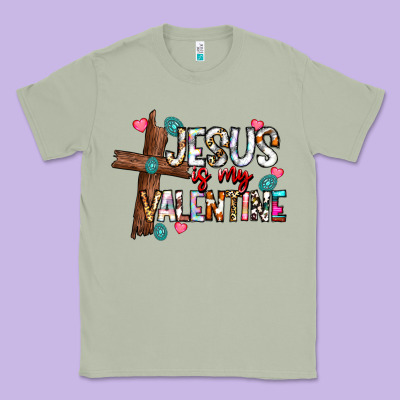 Jesus Is My Valentine Classic Tee Designed By Cowhidedigitalart
