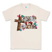 Natural jesus is my valentine Classic Tee - CowhideDigitalArt