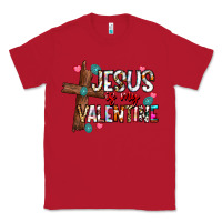 Red jesus is my valentine Classic Tee - CowhideDigitalArt