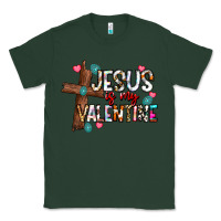 Sports Green jesus is my valentine Classic Tee - CowhideDigitalArt